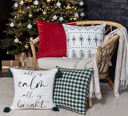 Christmas Pillow Covers  18x18 Inch – Inspired Ivory